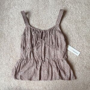 URBAN Romantics Brown Tank Top